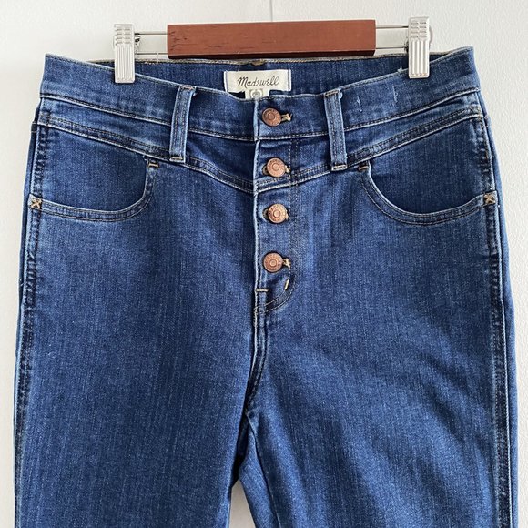 Madewell 10" High-Rise Roadtripper Button Front Jeans - Picture 6 of 16